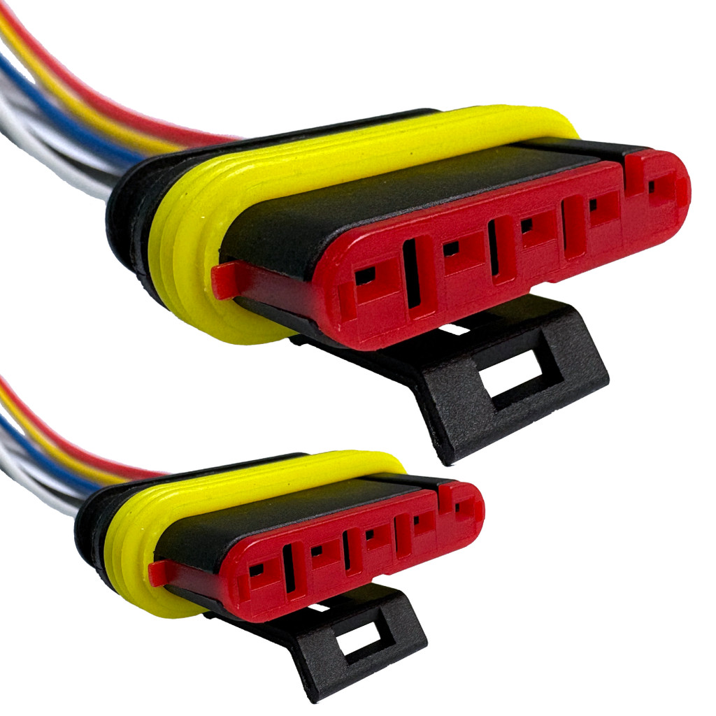Par Chicote 5 Vias Conector Lanterna Randon Guerra Librelato