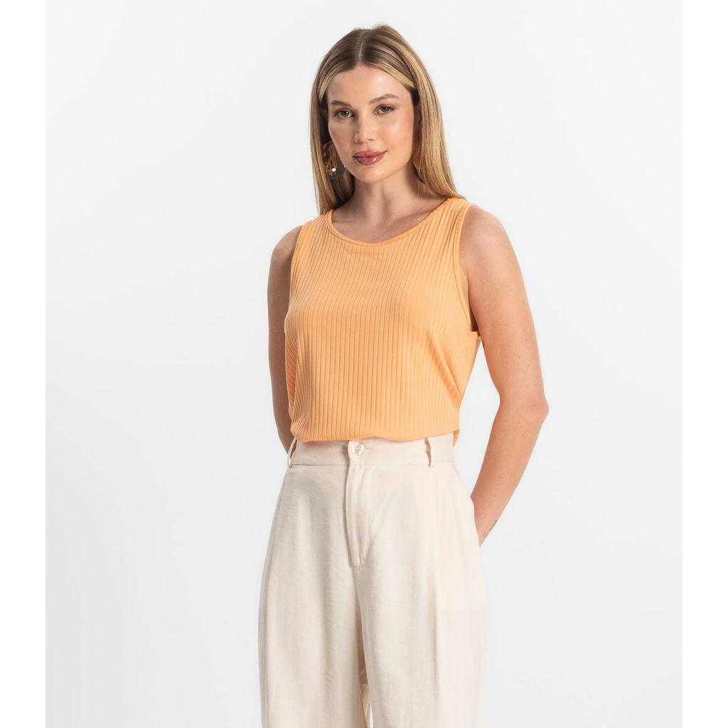 Regata Feminina Select Laranja em Oferta na Shopee