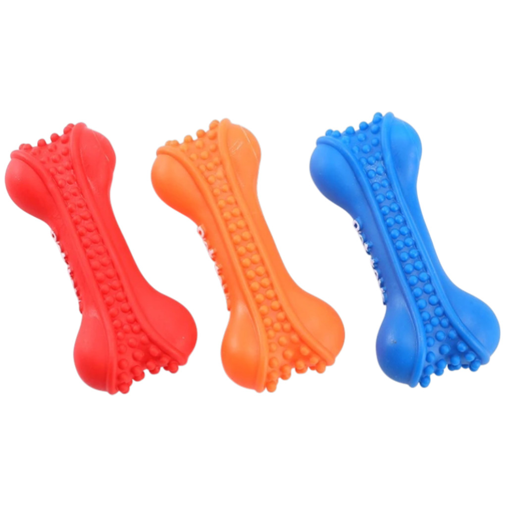 Kit Pet Bones: Mordedor de Cachorro Formato Osso com Apito - Ideal para Saúde Bucal e Diversão do Pet em Oferta na Shopee