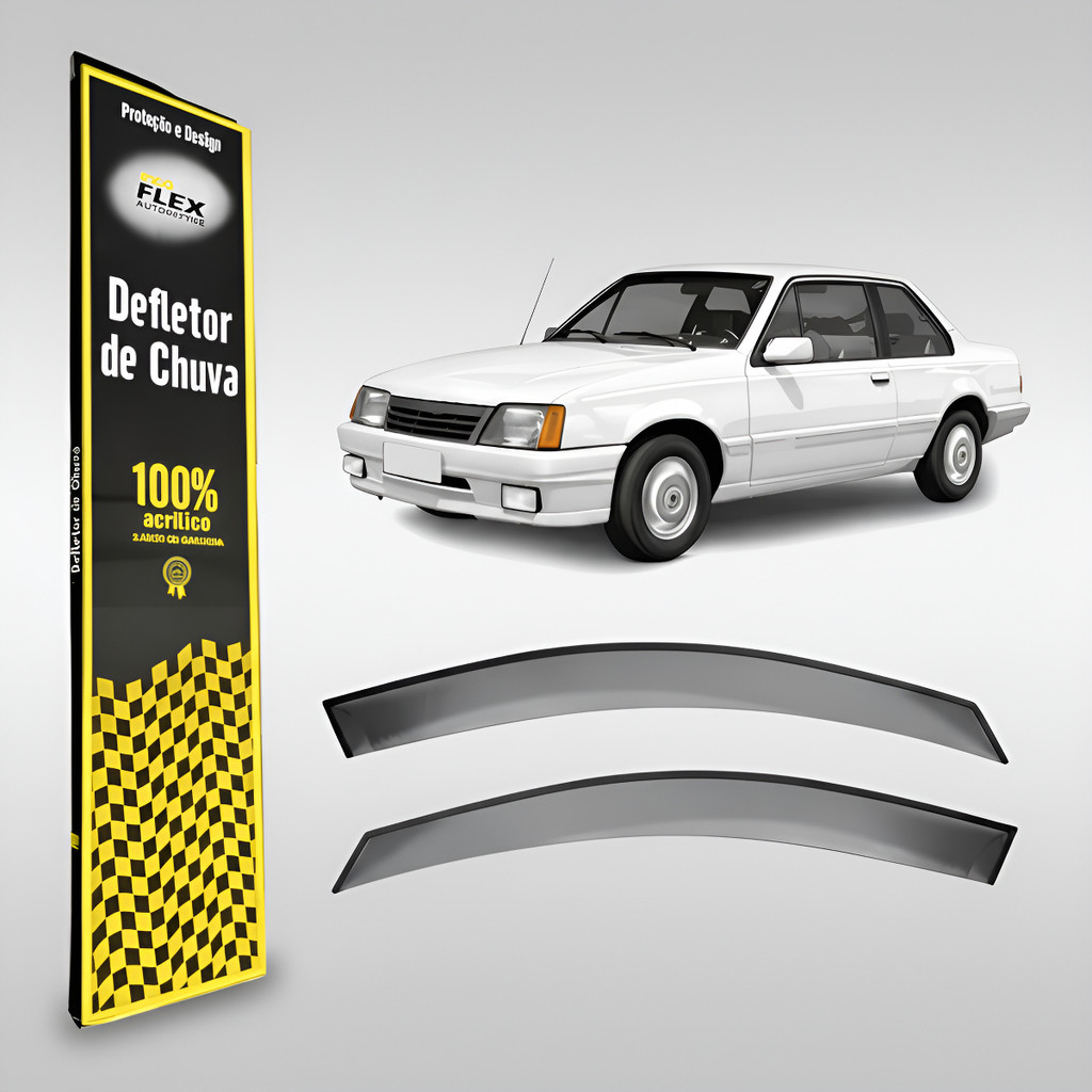 Calha Chuva Defletor Original Monza 82 A 96 (tubarão) 2p