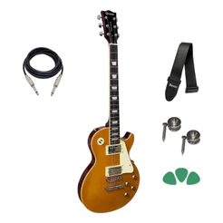 Guitarra Elétrica Giannini Les Paul Sonic Deluxe Gold Destro