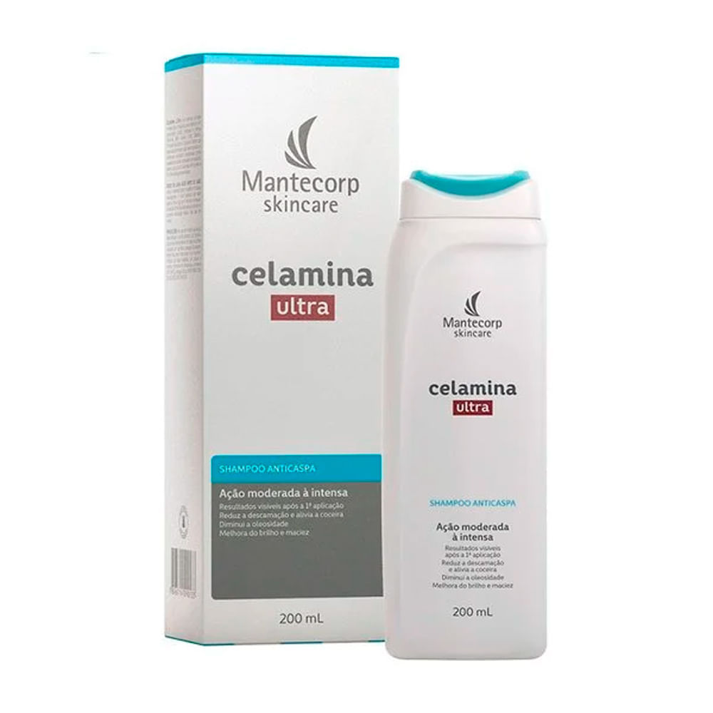 Celamina Ultra Shampoo Anticaspa 200ml em Oferta na Shopee