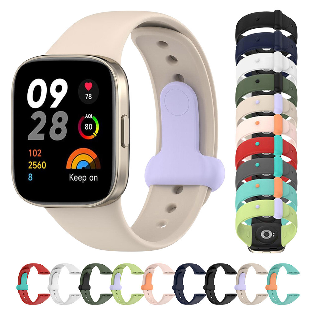Pulseira Esportiva De Silicone Para Redmi Watch 3 , De Borracha Macia À Prova D'água , Acessórios Smartwatch Xiaomi Mi L