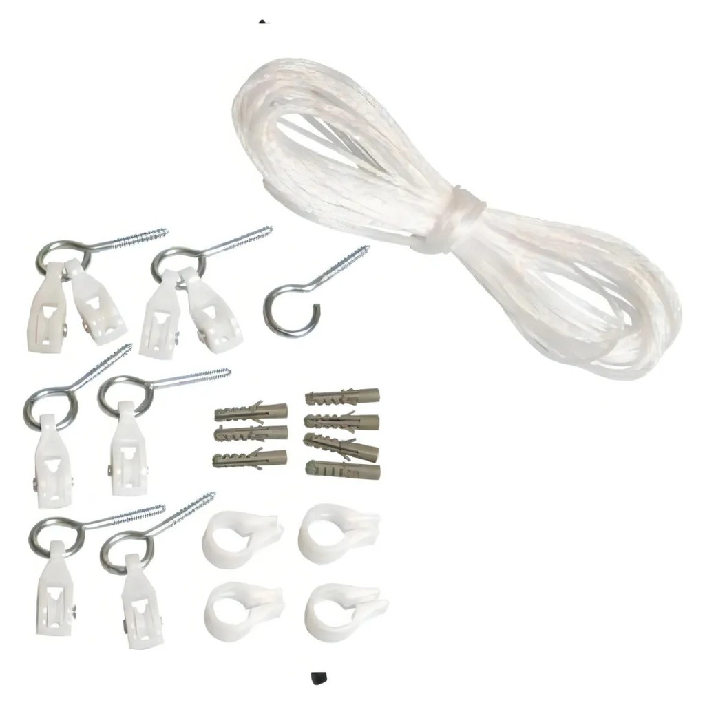 Jogo Completo De Cordas Para Varal De Teto 13M 31010 Secalux em Oferta na Shopee