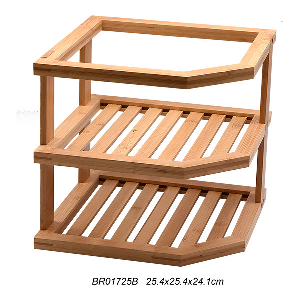 Organizador de Canto de Bambu 2 Andares - Oikos Natural — imagem 2 de 2