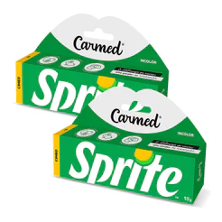 Kit 2x Hidratante Labial Carmed Sprite Incolor 10g