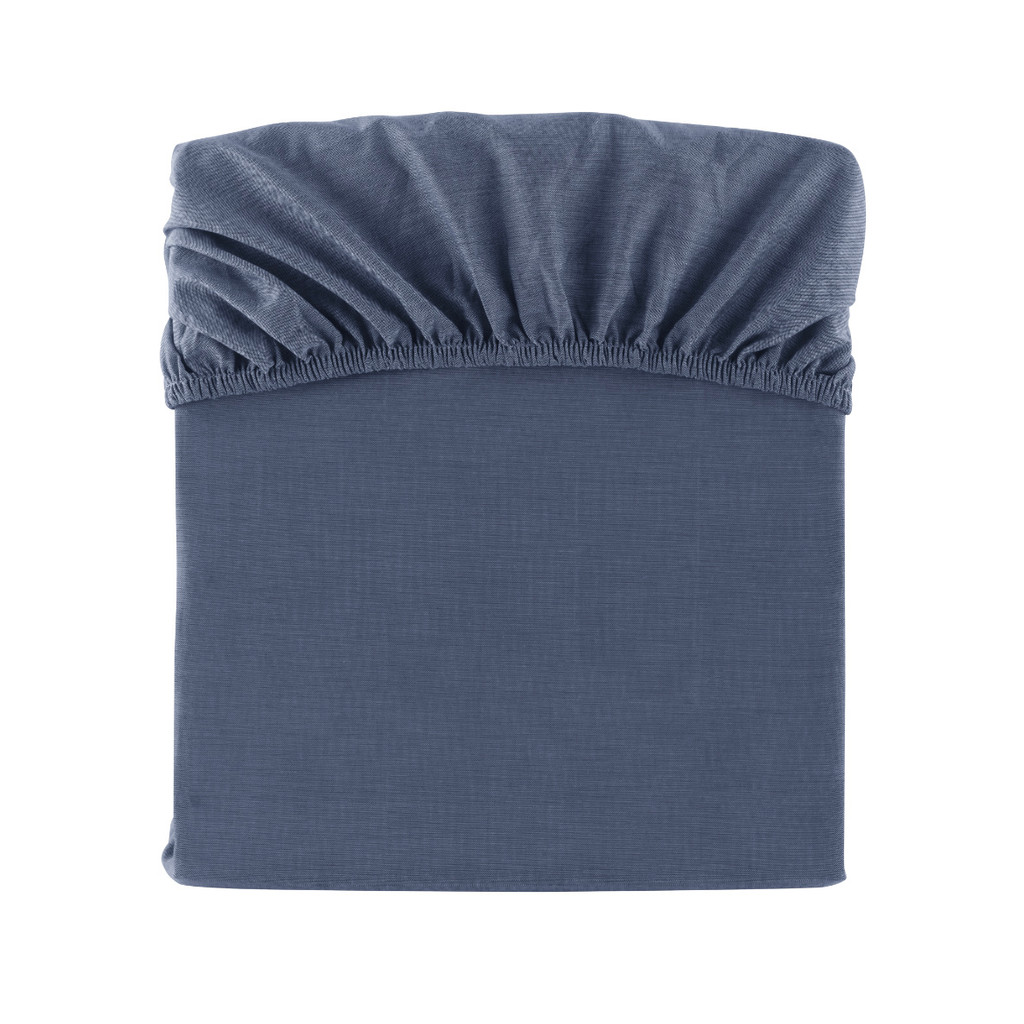 Lençol de Elástico Malha 100% Algodão Sofee Kacyumara Azul Trassus em Oferta na Shopee