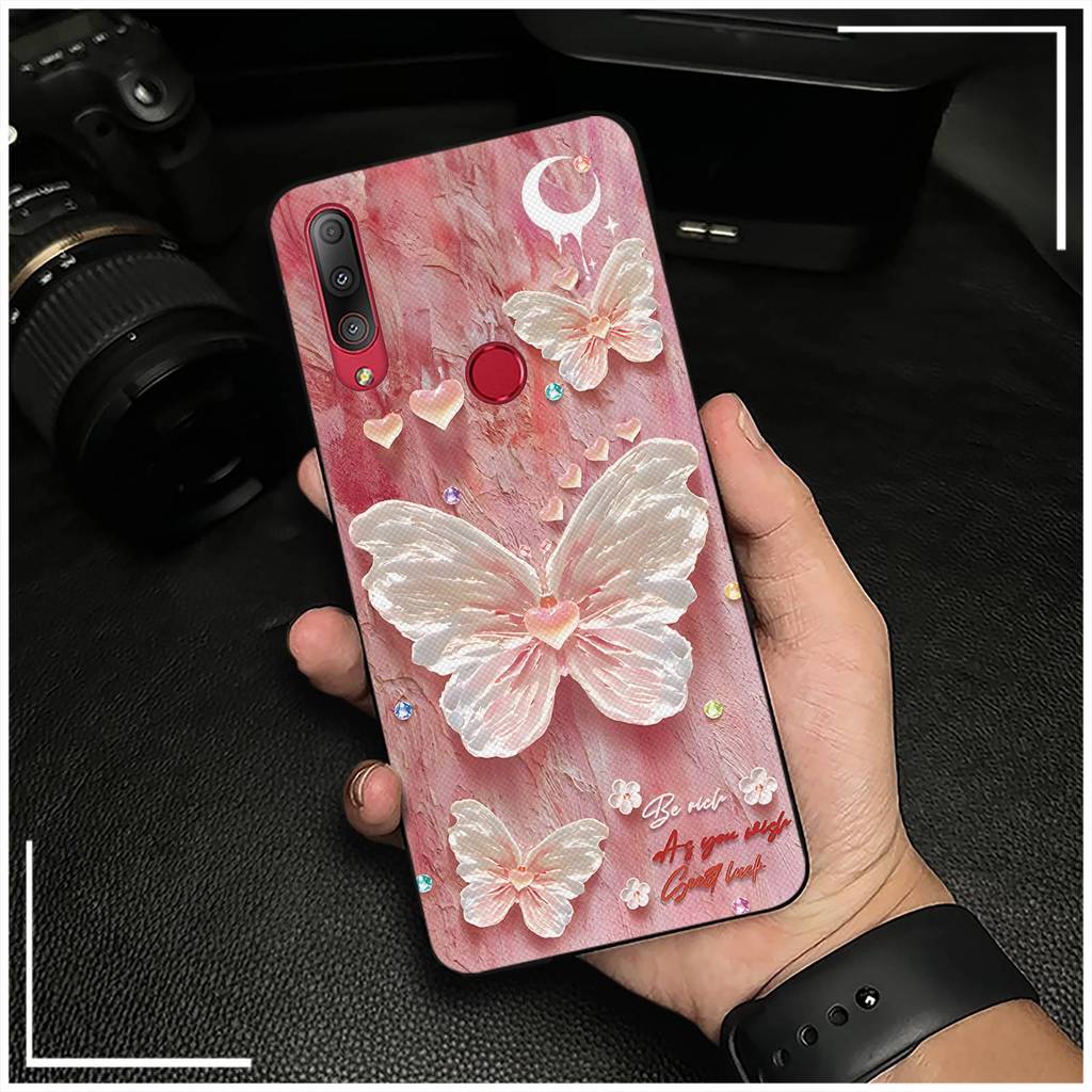 Capa De Telefone Fofa Graffiti Para Asus ZenFone Max Shot ZB634KL Flor Anti-Queda TPU Traseira À Prova D'água Bolsa De D