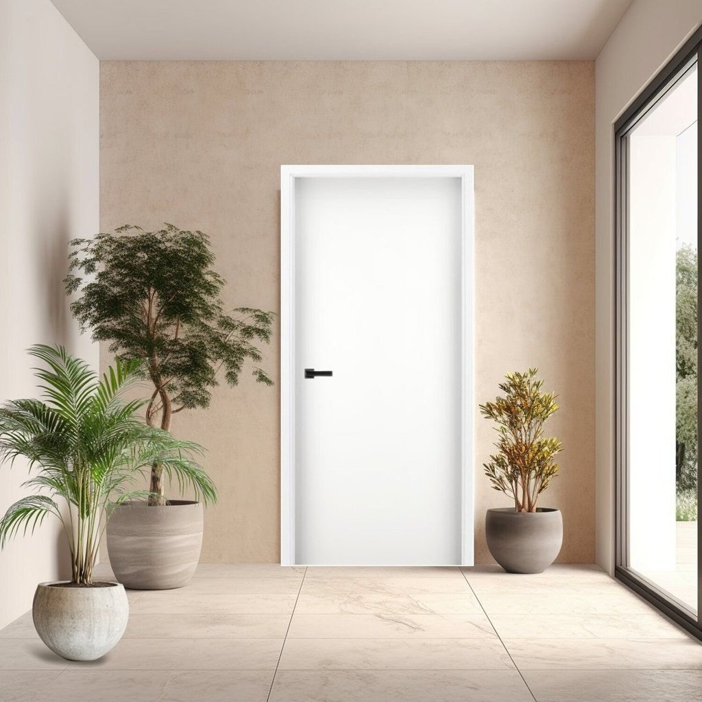 Folha de Porta Branca S/f 2100x800x35 Gitale Portas em Oferta na Shopee