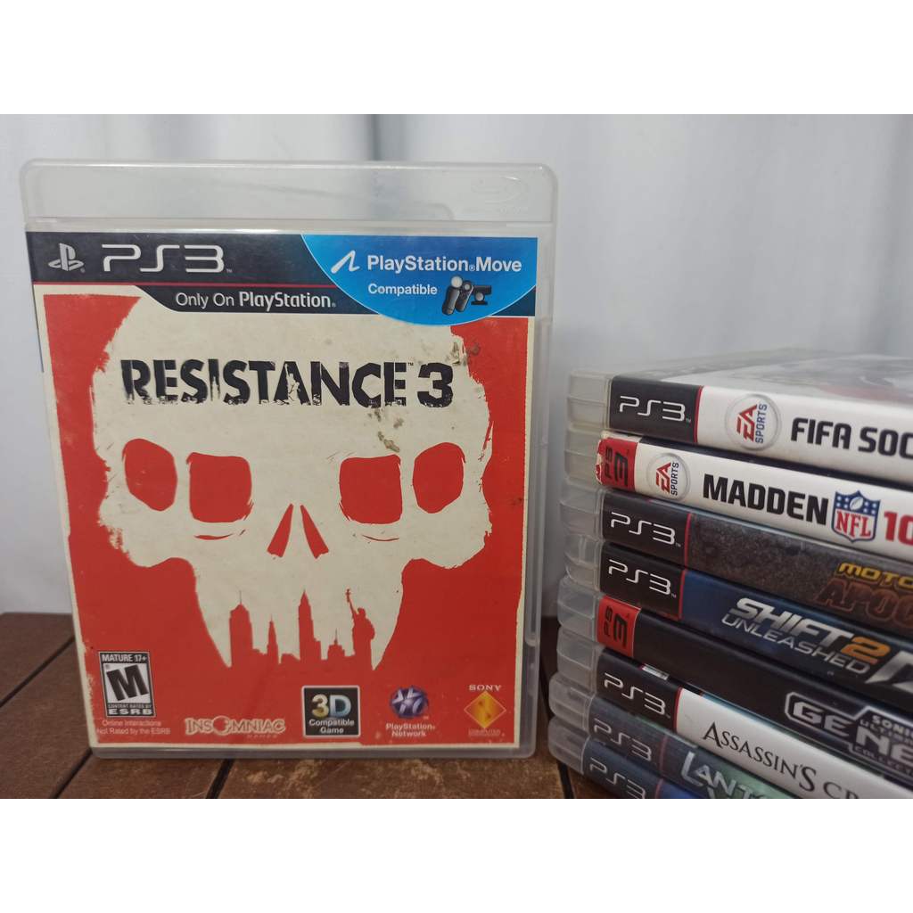 Jogo Resistance 3 Original para Ps3 - Midia Física