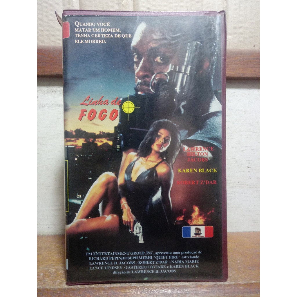vhs Linha De Fogo - Karen Black