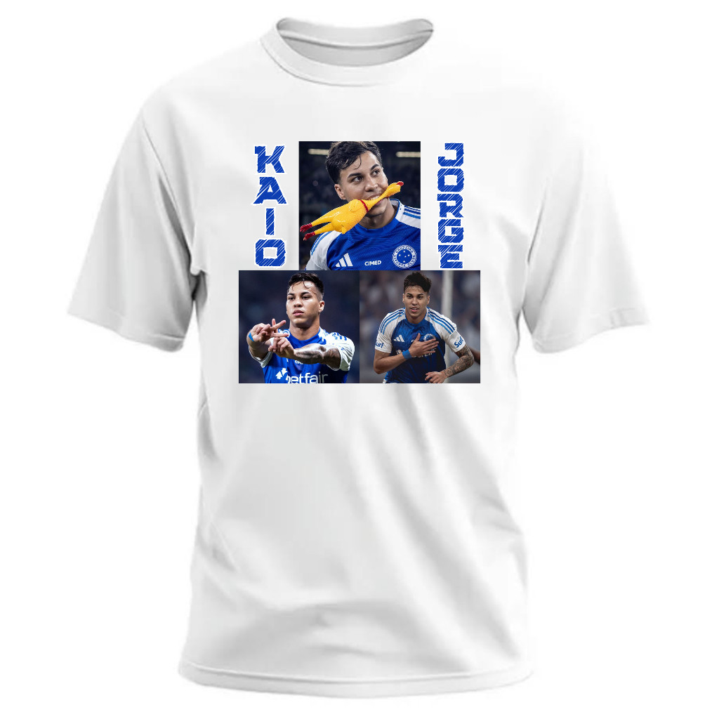 Camiseta Masculina Kaio Jorge Camisa Futebol Cabuloso Torcedor Moda Streetwear Esporte