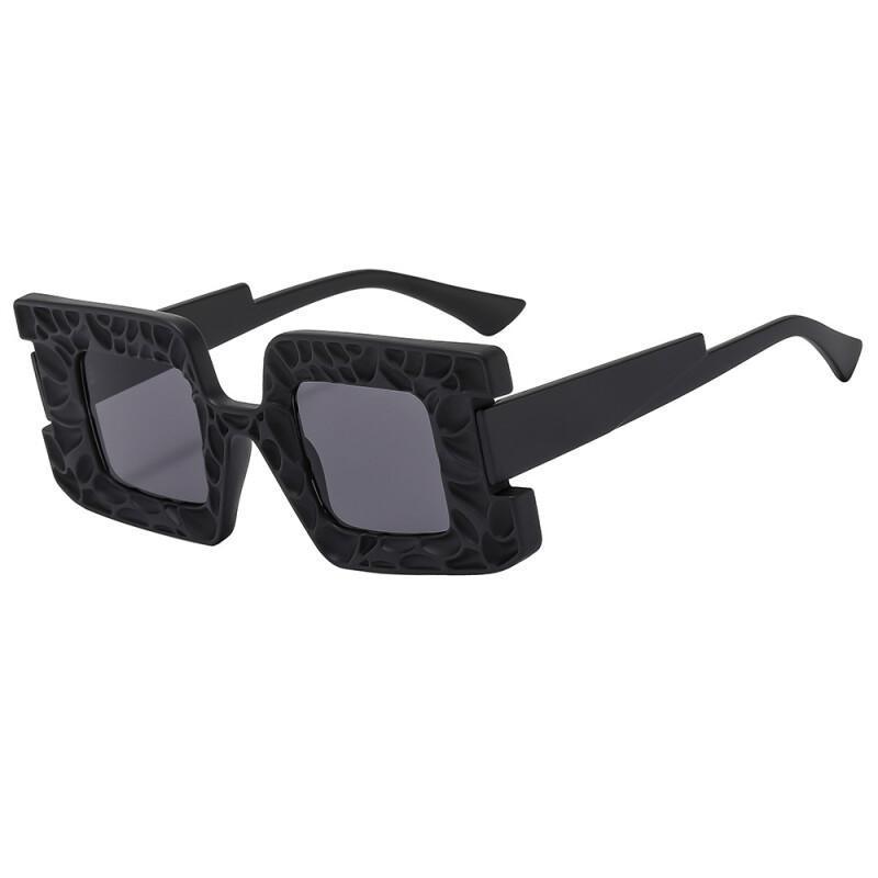 Novos Óculos de Sol Steampunk Quadrados para Mulheres, Armação Côncava Convexa, Óculos de Sol Y2K, Óculos de Sol Masculi