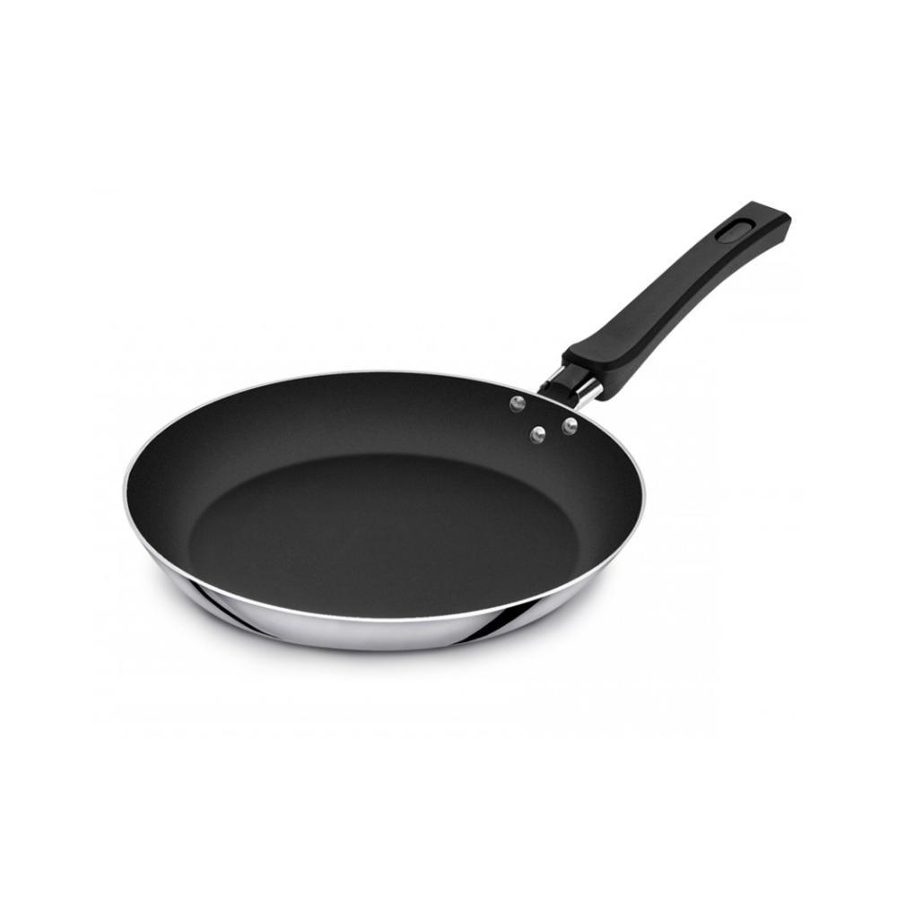 Frigideira Panquequeira 24cm Antiaderente Nº 24 Cabo Baquelite Alumínio ABC