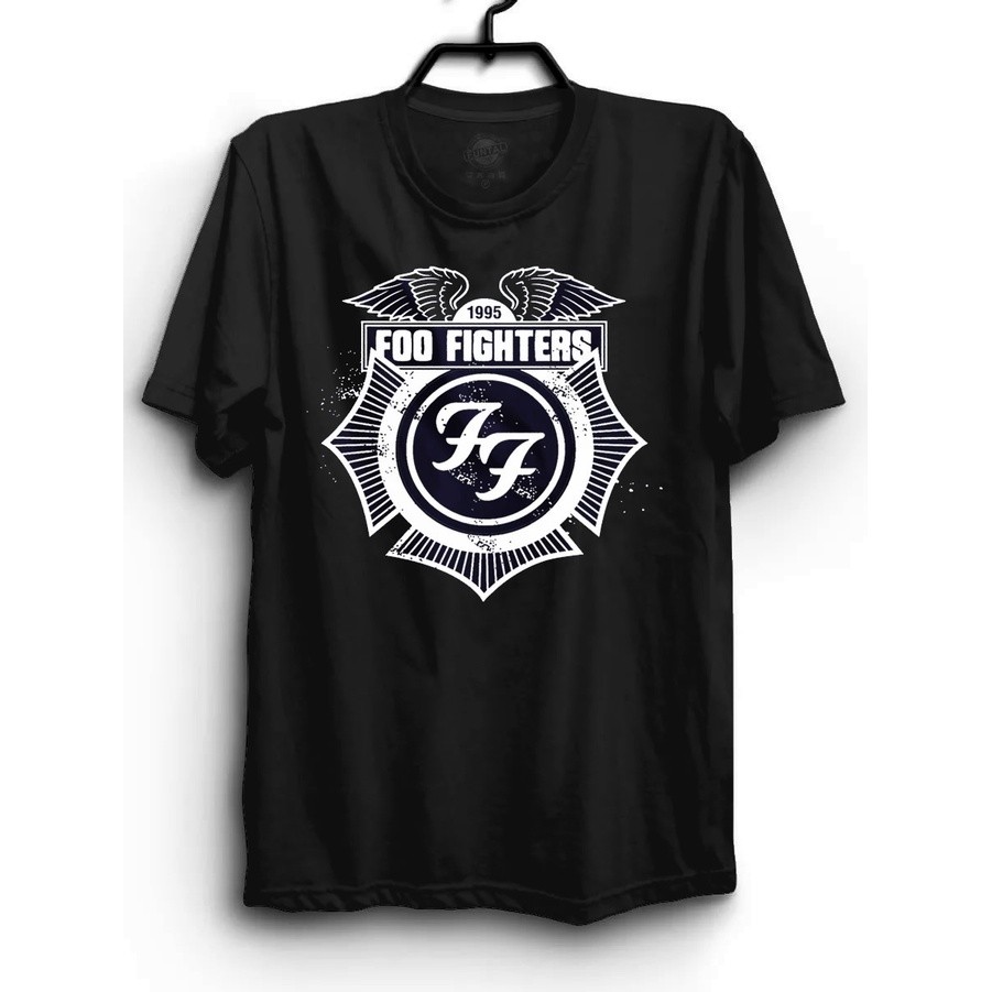 Camiseta Banda Grunge Foo Fighter camisa 100% algodão