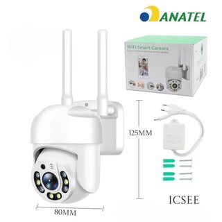 Câmera de Segurança Wi-Fi 2.4G Inteligente ICSEE com Visão Noturna HD ming