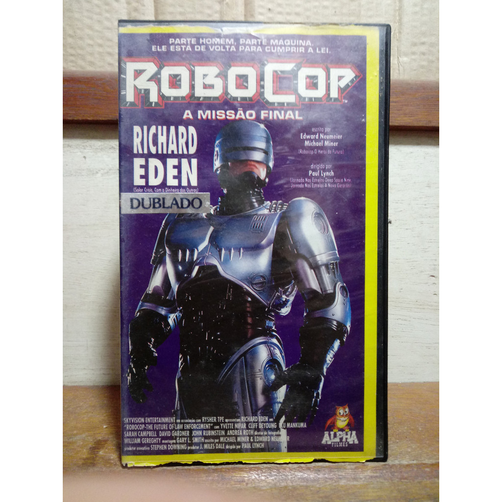 Vhs Robocop A Missão Final - Richard Eden