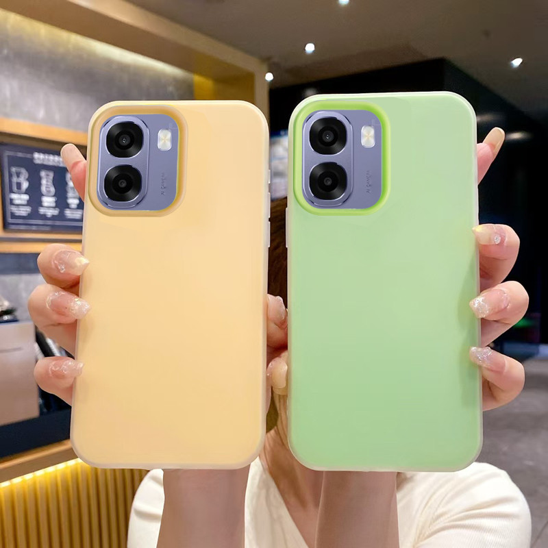 Capa De Camada Dupla Para OPPO A6X 4G/A6X 5G/A6 A6T/A6S 4G Candy Color Protetora