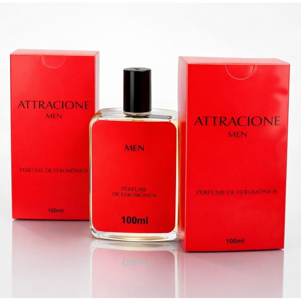Perfume 100 ml Masculino Atracionee Men Perfume Masculino com Feromônios Ativados Envio Imediato