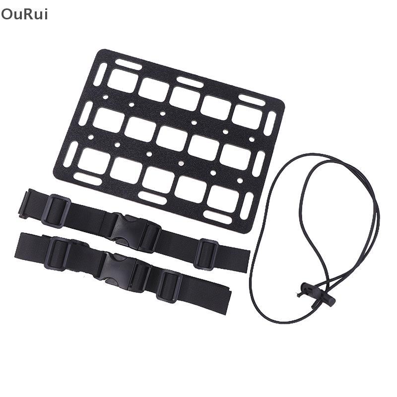 [B & C] Painel Molle De Motocicleta Para Armazenamento De Porta-Malas De Metal À Prova D'água Organizador De Caixa Later