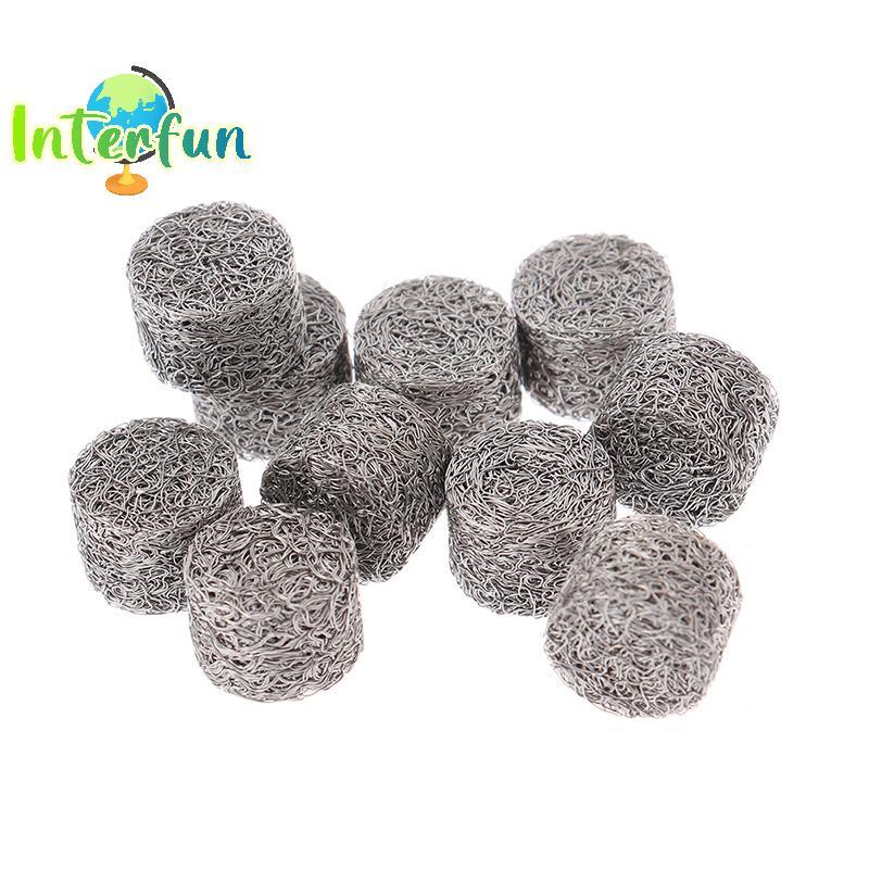 [InterfunB] 1/5 * Bocal De Espuma De Aço Inoxidável E Lança De Sabão De Neve Filtros De Malha Practia [Novo]