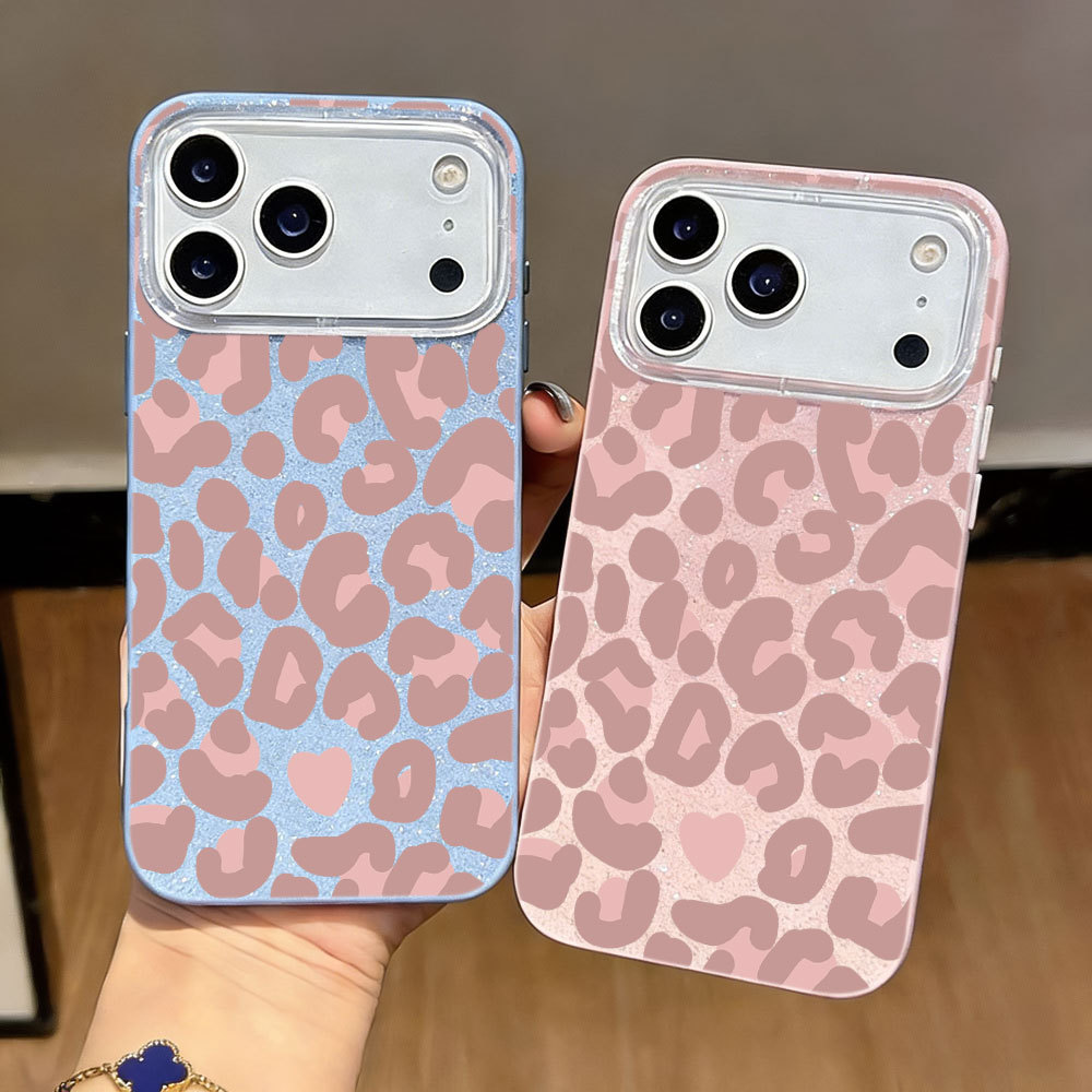 Capas De Leopardo Rosa Capinha Para Samsung A03 05 A06 A07 A12 A13 A14 A15 A16 A17 A20 A23 A32 A34 A36 A50 A51 Normal