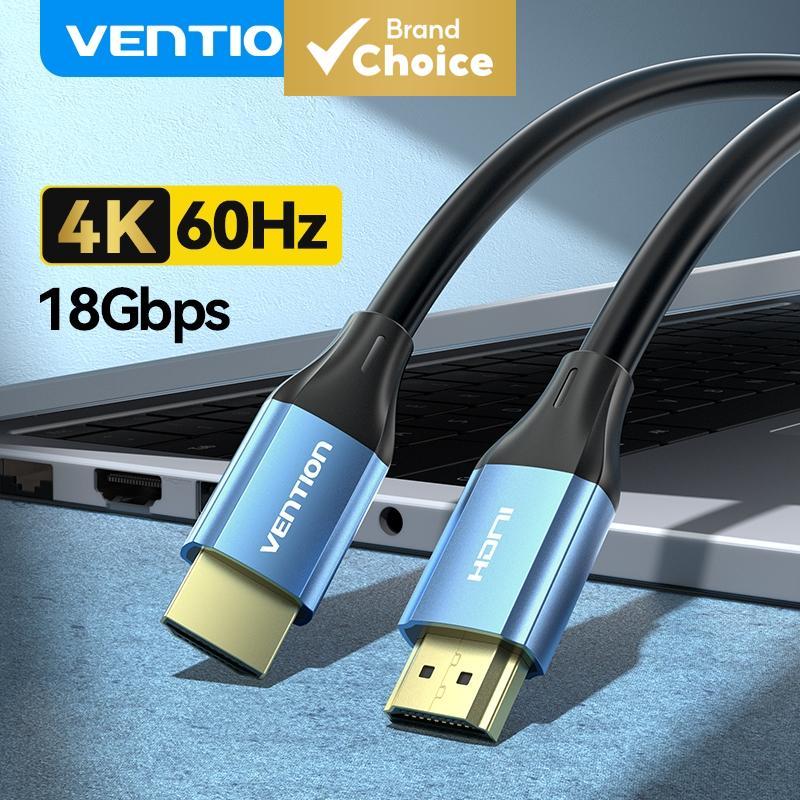 Vention Cabo HDMI 2.0 18 Gbps Alumínio 4K 60HZ 3D Para PS4 Nintendo Switch TV PC