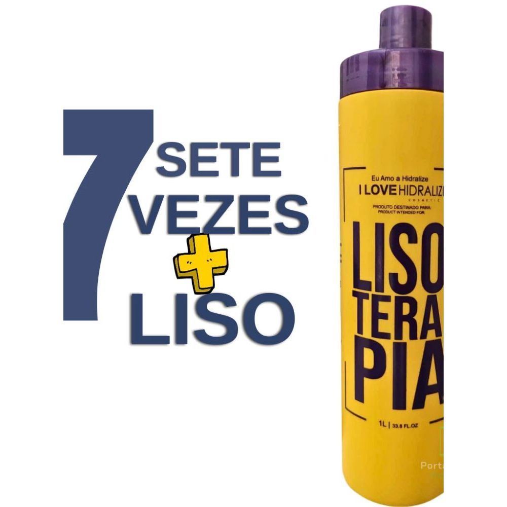 KIT Shampoo e condicionador + Progressiva Orgânica S/Formol Profissional Mais Vendida Lisoterapia Hidralize 1L