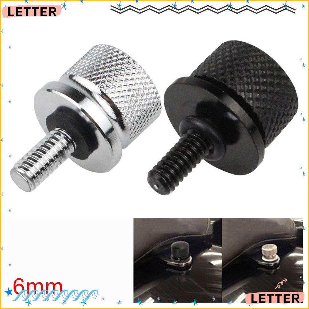 Carta 6mm Parafuso De Assento Dyna Softail Road Glide Street CNC Traseiro Fender Parafusos Tampa