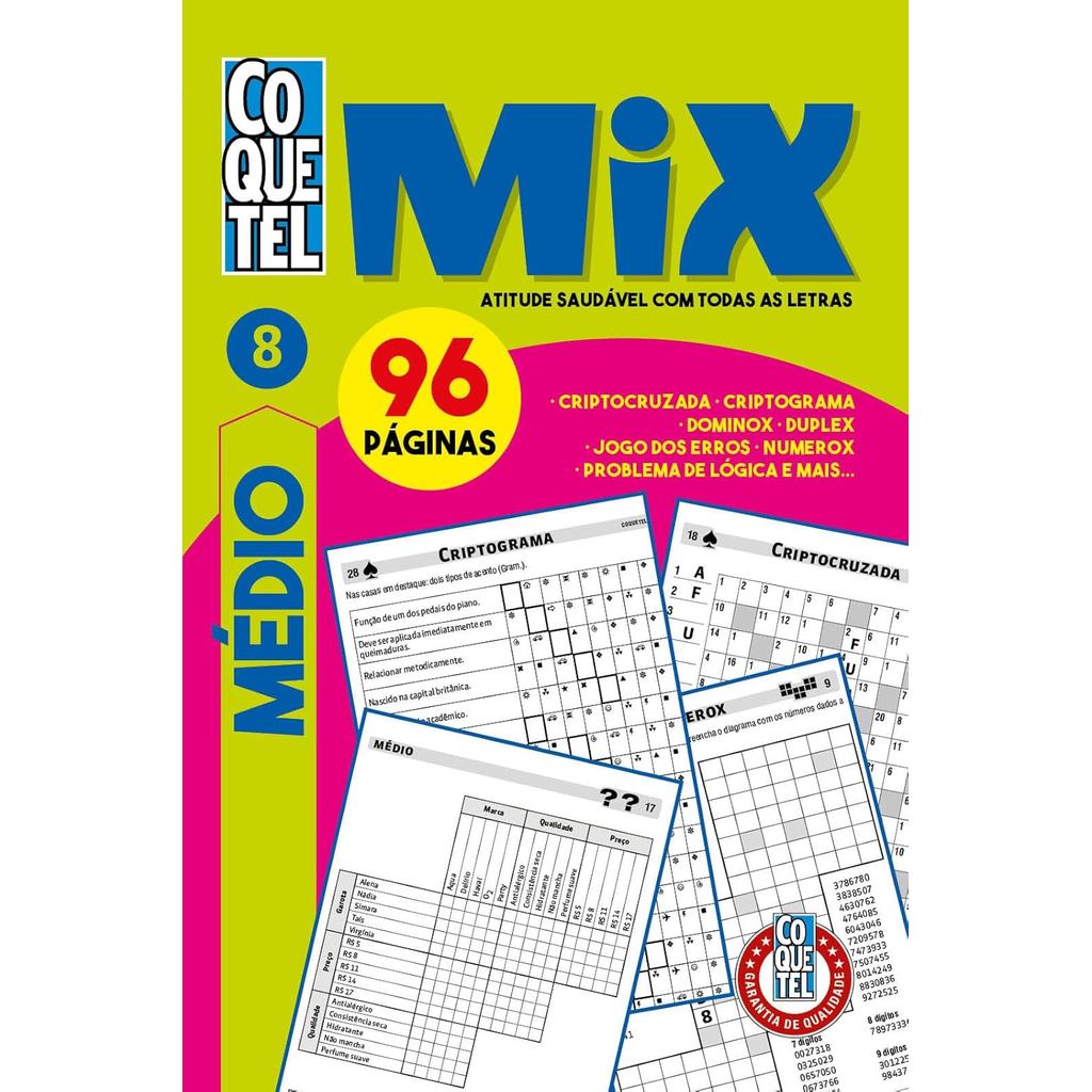 Livro Coquetel Mix 8 | Nível Médio