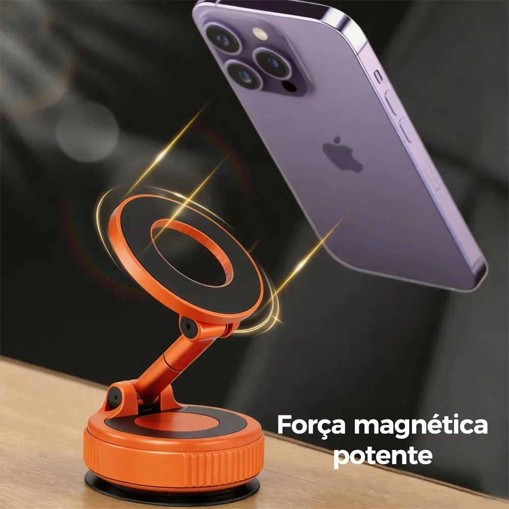 360 ° Suporte Magnético Dobrável Para Telefone , De Sucção A Vácuo Carro , Mesa , Banheiro-Ajuste