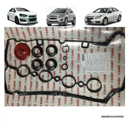 Junta Tampa Válvula + Membrana Diafragma Cruze Sonic Tracker