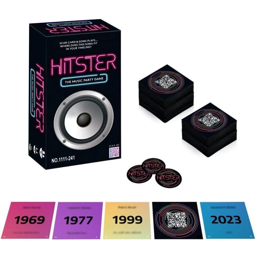 Hitster: Adequado Melhores Jogos de Festa e Cartas de 2 a 10 Jogadores — R$ 1.292,70 em Shopee