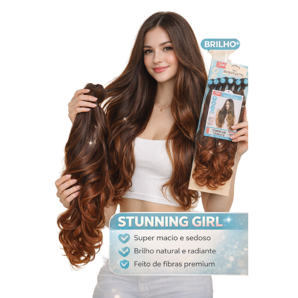 Cabelo Bio Vegetal Sleek Stunning Girl