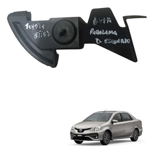 Guia Paralama Toyota Etios Dianteiro Esquerdo 2017 A 2021