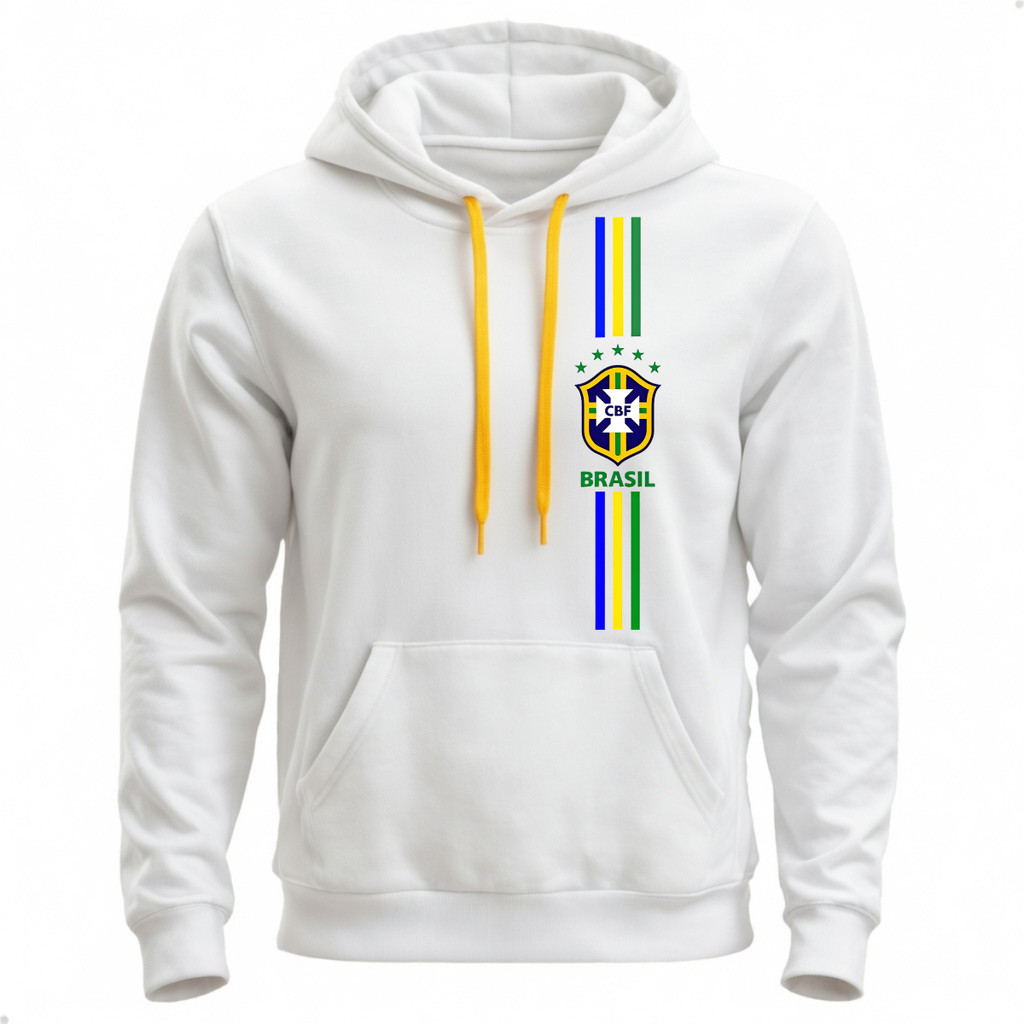 Moletom Canguru Torcedor Brasil Seleção Brasileira  Bt923