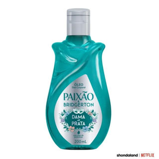Óleo Corporal Paixão & Bridgerton Dama de Prata com Ação Desodorante 200ml em Oferta na Shopee