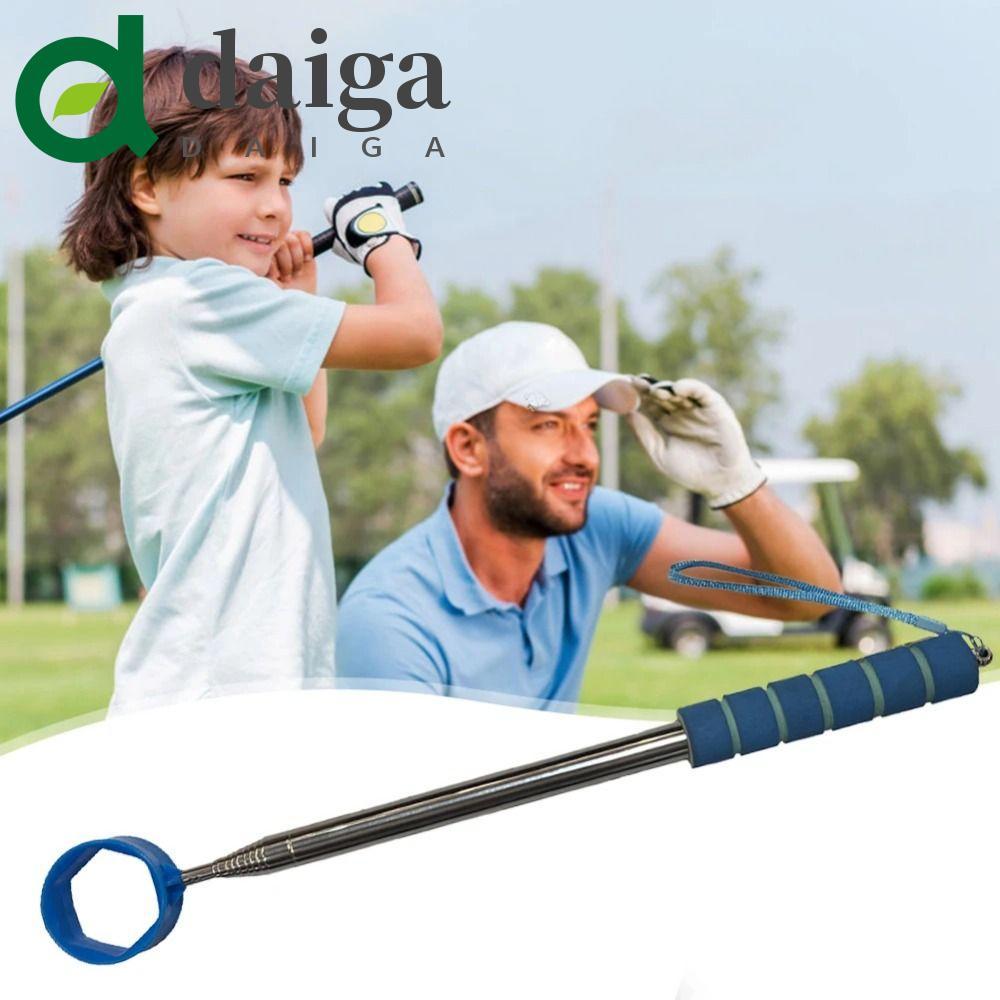 DAIGA Recuperador Telescópico De Bola De Golfe , Alça Antiderrapante Ajustável Ferramenta De Coleta Extensível