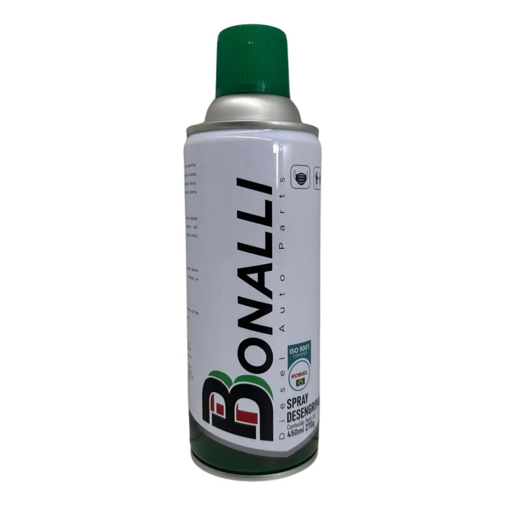 Spray Desengripante Automotivo 450ml Remove Ferrugem Lubrifica Protege Anti Ferrugem Bonalli