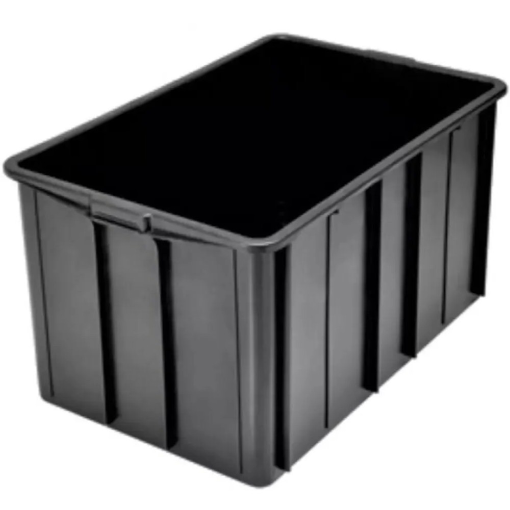 Caixa plástica 180L 89 x 56 x 48 cm sem tampa - Maxicaixa em Oferta na Shopee