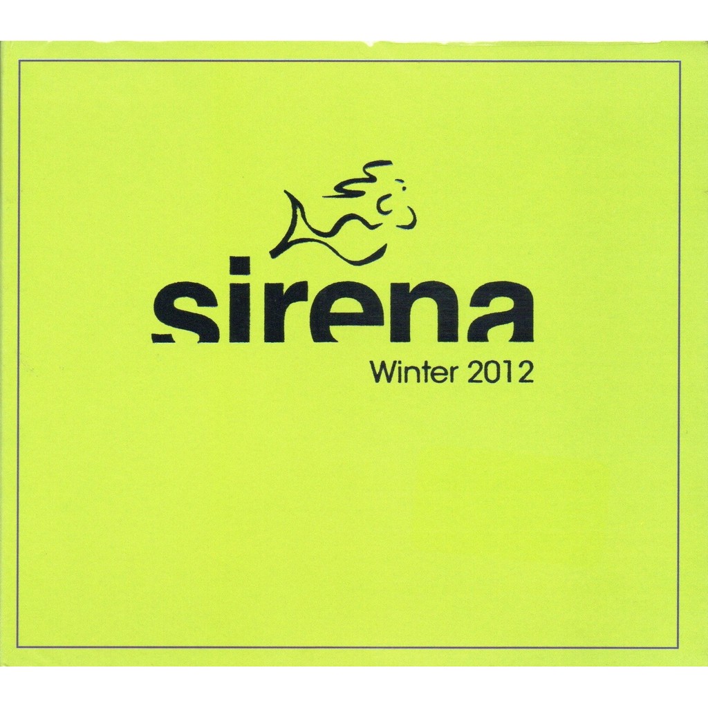 Sirena Album Winter 2012 CD Duplo Digipack Tommy Trash