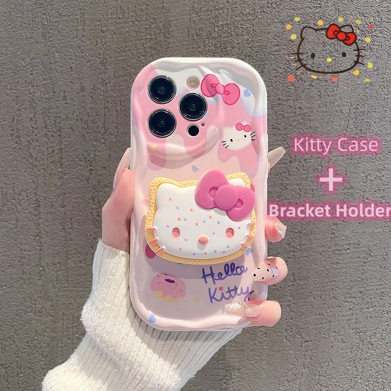 Capa Para Samsung Galaxy S25FE S26 S25 S24 S23 S22 Ultra S21 Plus S20 S21 FE Embalagem Silicone Kuromi Olá Kitty Bonito 