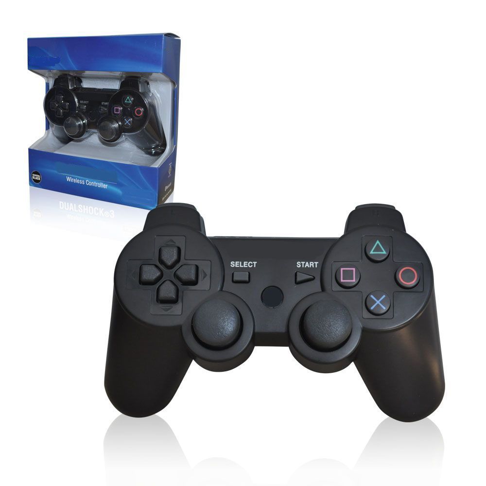 Controle Dualshock Para Playstation 3 Sem Fio Wireless + Cabo