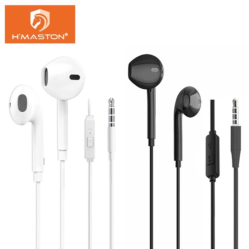 Fone De Ouvido Com Fio 3.5mm Intra-Auricular Estéreo Microfone Fone P2 Alta Qualidade