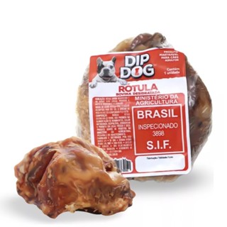 1 Osso mordedor natural pet caes cachorro rotula bovina desidratada Original Dipdog em Oferta na Shopee