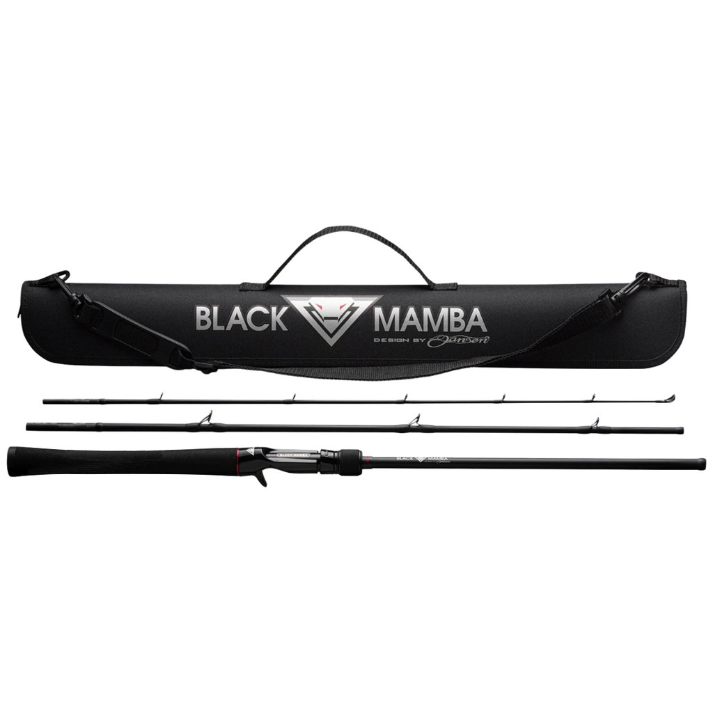 Vara Para Carretilha Redai Black Mamba Travel 6'0" (1,83m) 14-25lbs BM2S2560-3 - 3 Partes