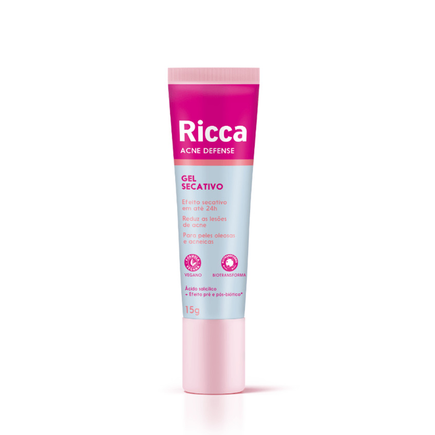 Ricca - Acne Defense - Gel Secativo de Acne 15g