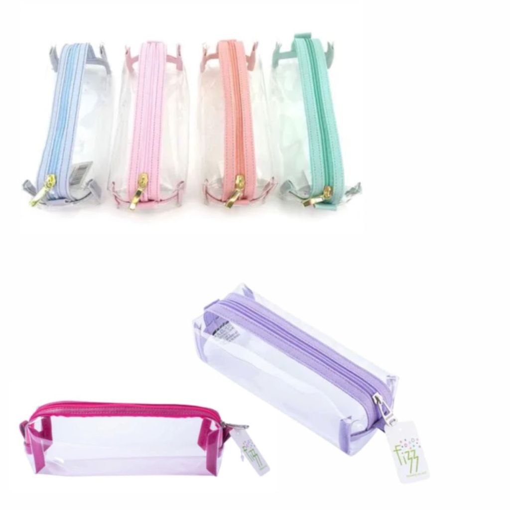 Estojo Fizz Baú Cristal Transparente