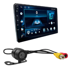 Multimidia 9pol 2din Octacore Gps + Câmera De Ré 120° H-tech
