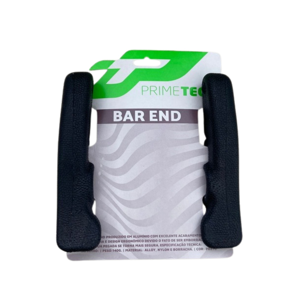 Bar End Chifre Bike PRIME TECH Ergonomic Preto Conforto Bicicleta  barend PRIMETECH Ergonomico Promoção em Oferta na Shopee